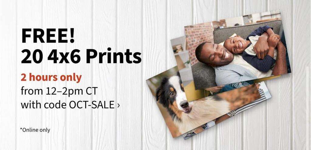 20 Free 4×6 Prints At Walgreens - Ends Today At 3Pm