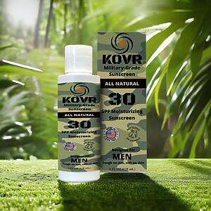 Free Kovr Natural Sunscreen Sample — Includes Free Shipping