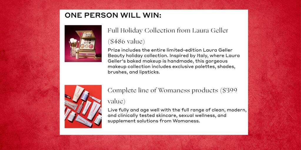 Womaness &Amp; Laura Geller Sweepstakes