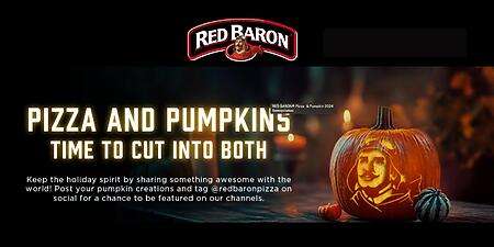 Red Baron Pizza Pumpkin 2024 Sweepstakes – Win A Pumpkin Pizza Prize Pack!