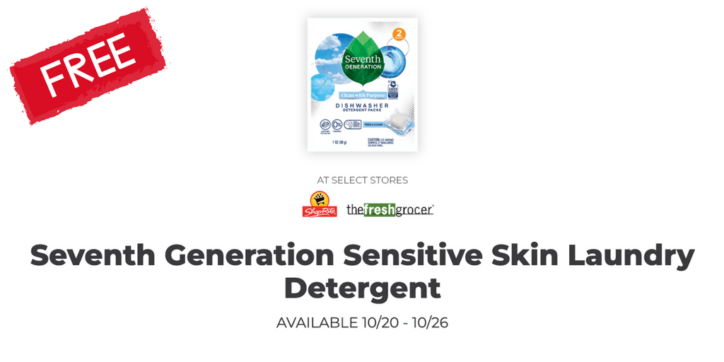 Free Seventh Generation Laundry Detergent Sample At Shoprite Freeosk