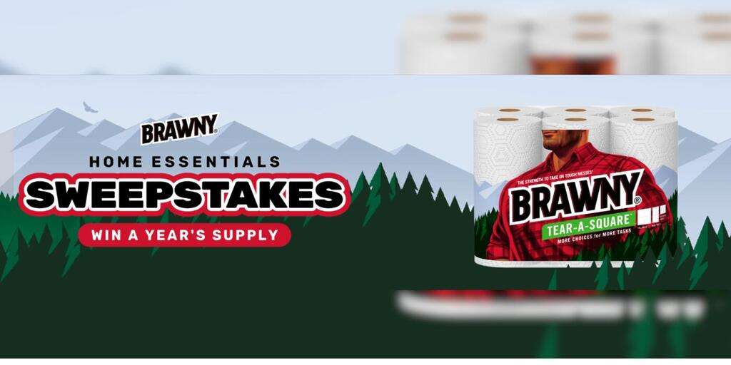 Win A Year’s Supply Of Brawny Paper Towels