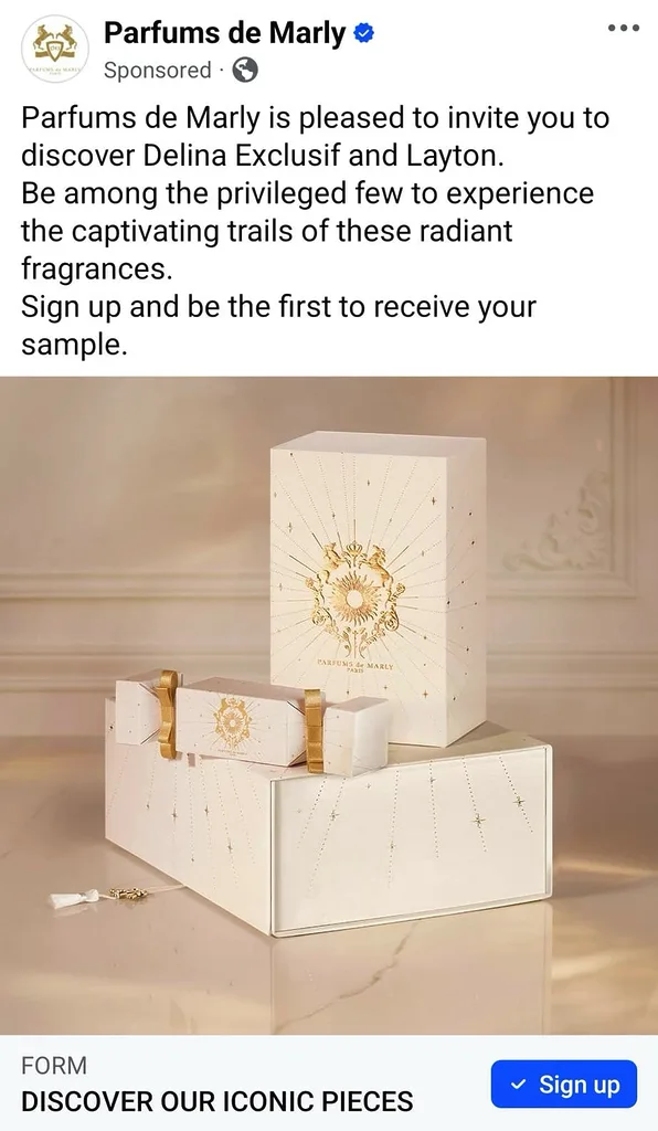 Free Parfums De Marly Delina Exclusif &Amp; Layton Fragrance Sample