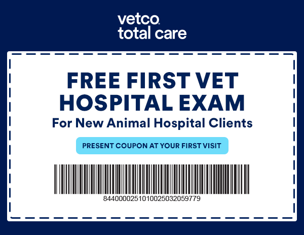 Free First-Time Vet Exam At Petco Vetco Total Care