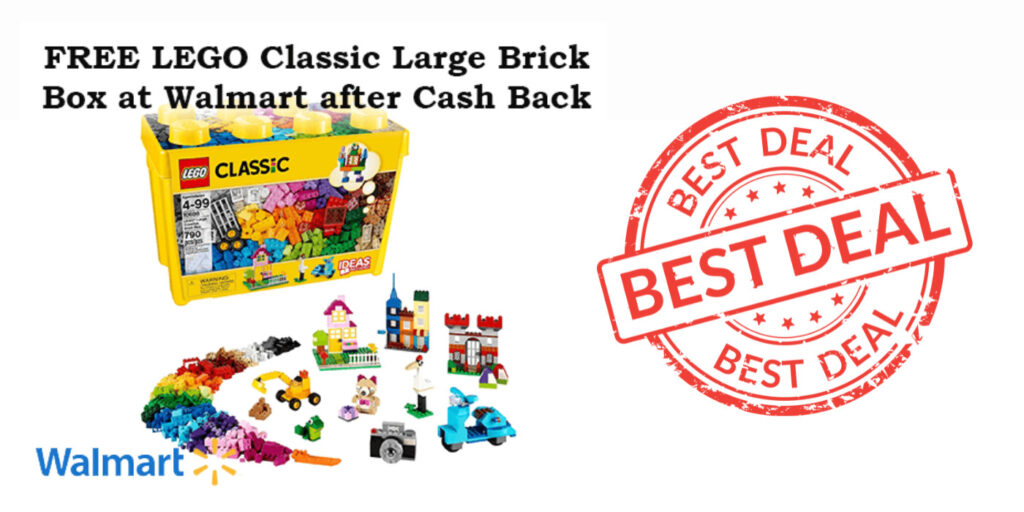 Free Lego Classic Large Brick Box At Walmart