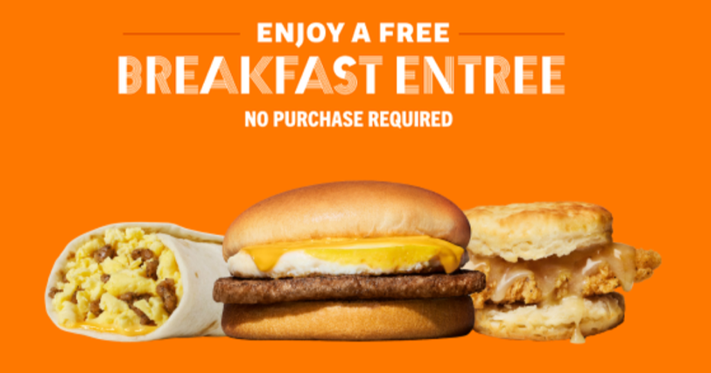 Free Breakfast Entrée At Whataburger