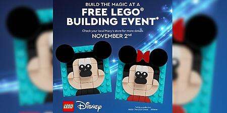 Free Lego Minnie Mouse And Mickey Mouse At Macy’s Toys&Quot;R&Quot;Us On November 2Nd!