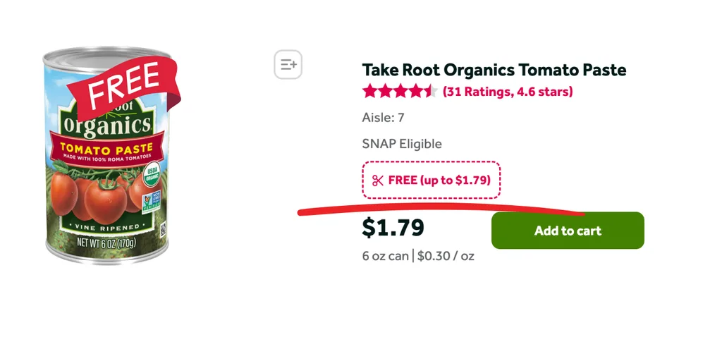 Free Take Root Organics Tomato Paste At Stop &Amp; Shop!