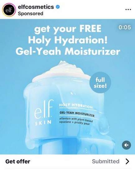 Free Sample Of E.l.f. Holy Hydration Makeup Melting Cleansing Balm