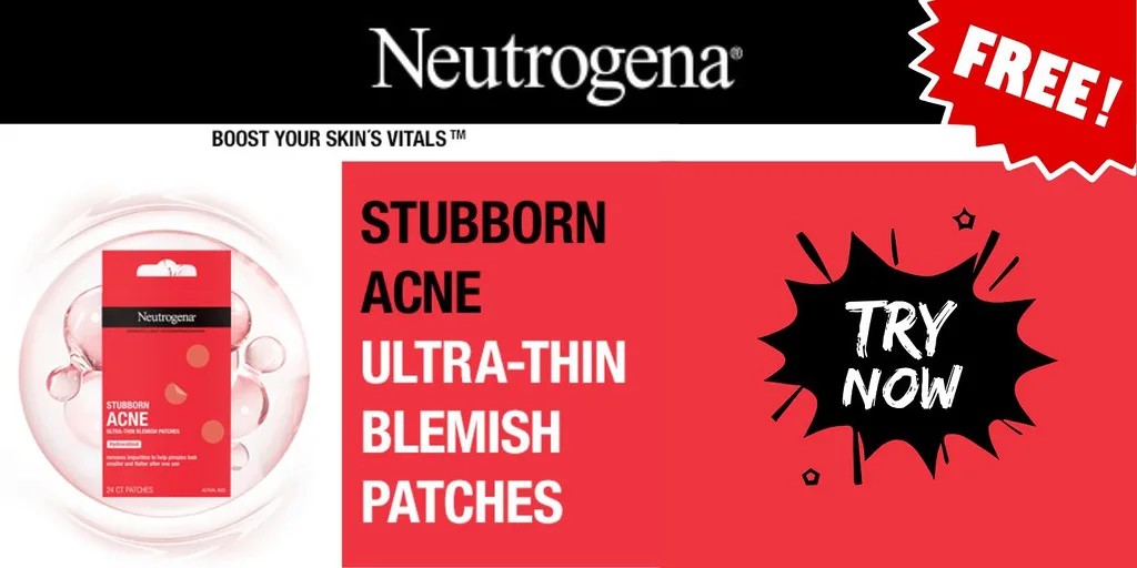 Free Neutrogena Sensitive Skin Acne Patches Sample