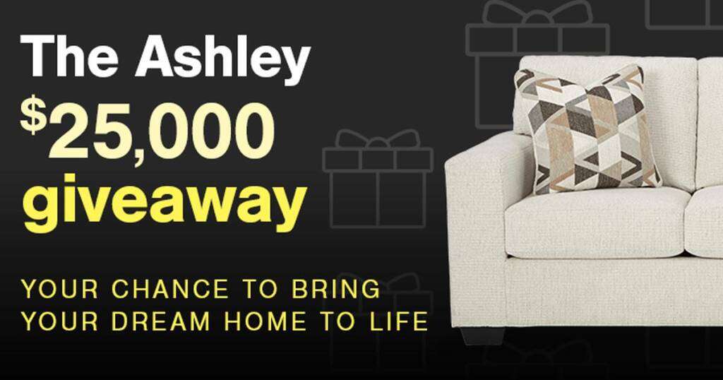 Ashley $25,000 Furniture Giveaway