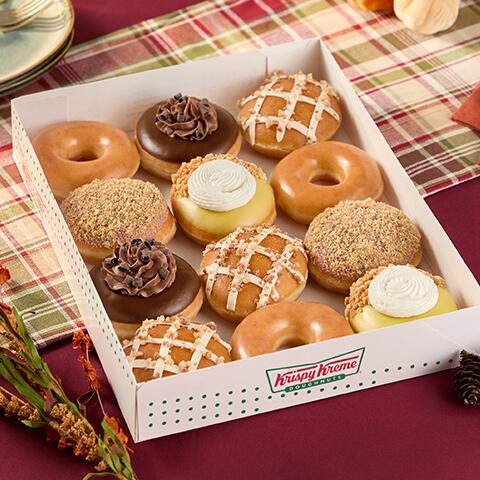 Free Thanksgiving Pies Doughnut With Any Purchase At Krispy Kreme – Today Only!