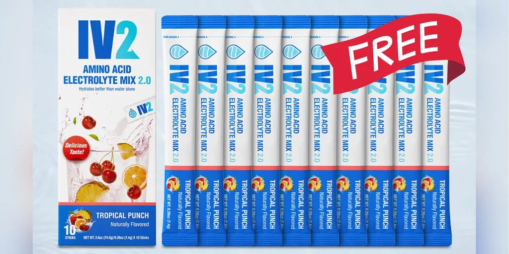 Free Iv2 Hydration Sample Pack W/Free Shipping