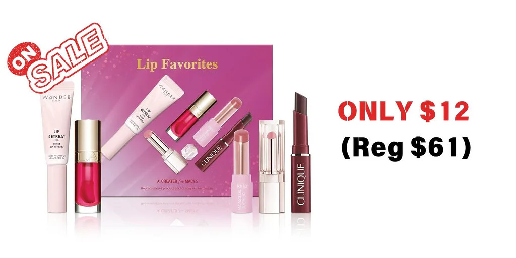 Snag The Created For Macy'S 5-Pc. Lip Favorites Set – Only $12.50 (Reg. $61)!