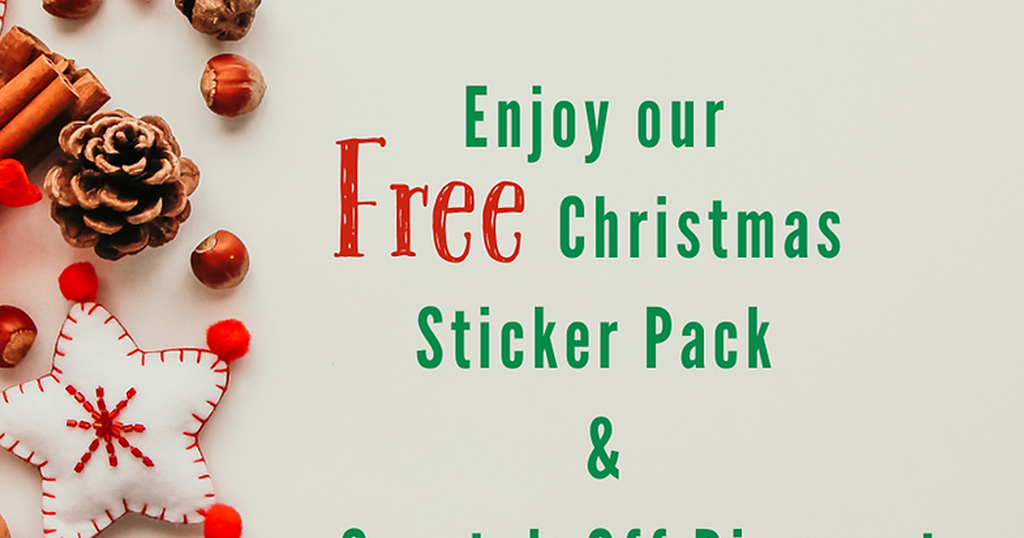 Free Holiday Sticker Pack From Round Wreath!