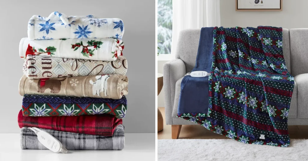 Premier Comfort Heated Plush Throw Only $32.99 (Reg. $100) At Macys