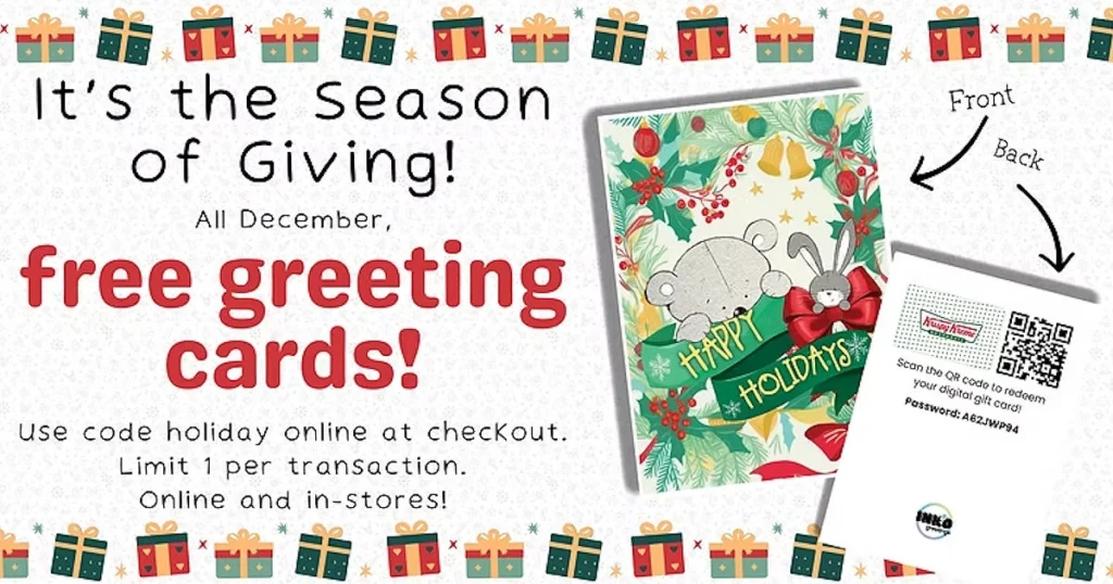 Get A Free Holiday Greeting Card W/Free Shipping!