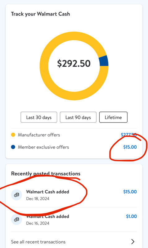 Free $15 Walmart Cash For Walmart+ Members!