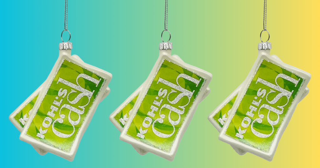 Free Kohl’s Cash Ornament With Any Purchase On December 7Th!