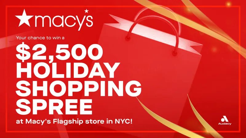 Win A Nyc Trip And Macy'S Shopping Spree In The Merry Macy’s Christmas National Contest!