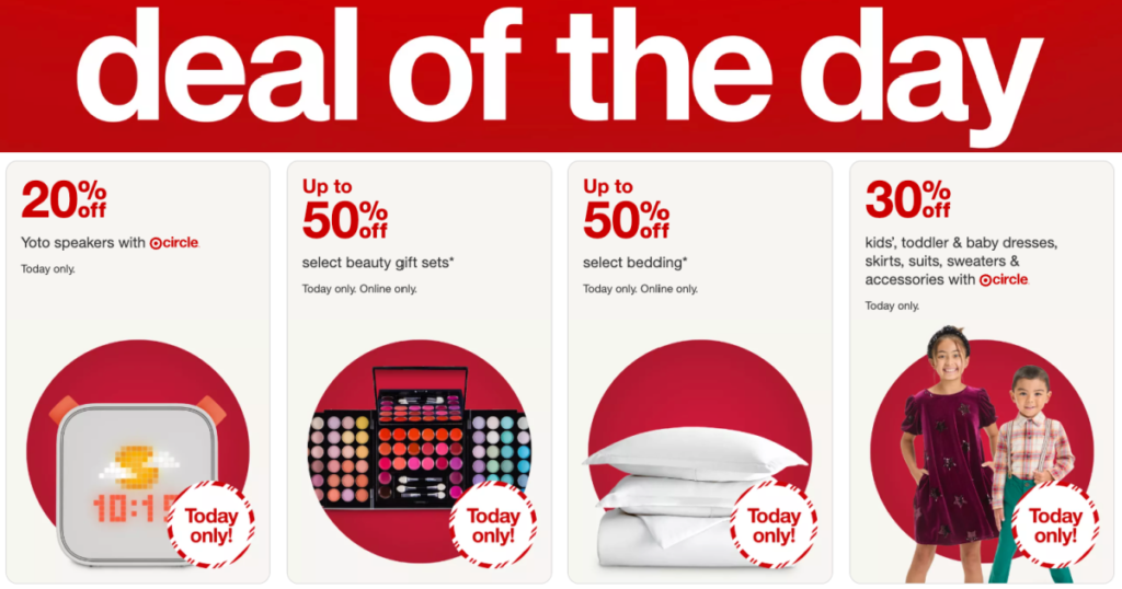 Target Deal Of The Day: Big Savings On Clothing, Beauty, &Amp; Bedding!