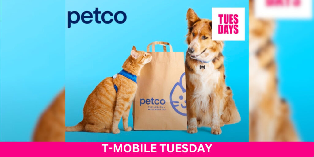 Free $10 Off Coupon At Petco + More For T-Mobile Tuesday