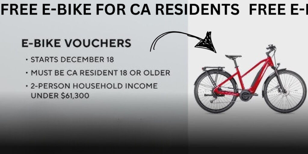 Free $2,000 Electric Bike Voucher For California Residents