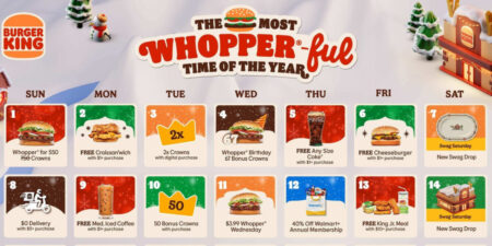 Burger King’s “31 Days Of Deals” - Free Food, Merch, And More!