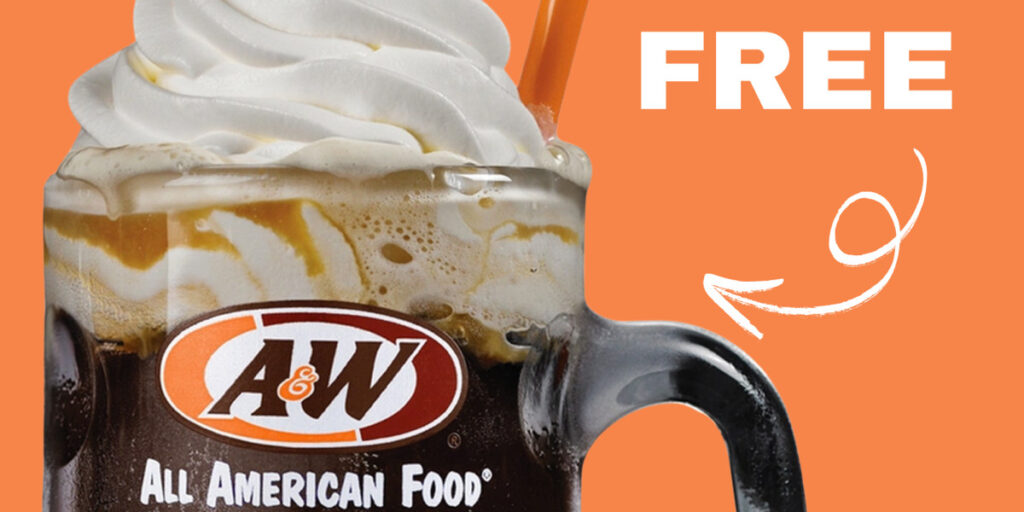 Get A Free Small Root Beer Float At A&Amp;W!