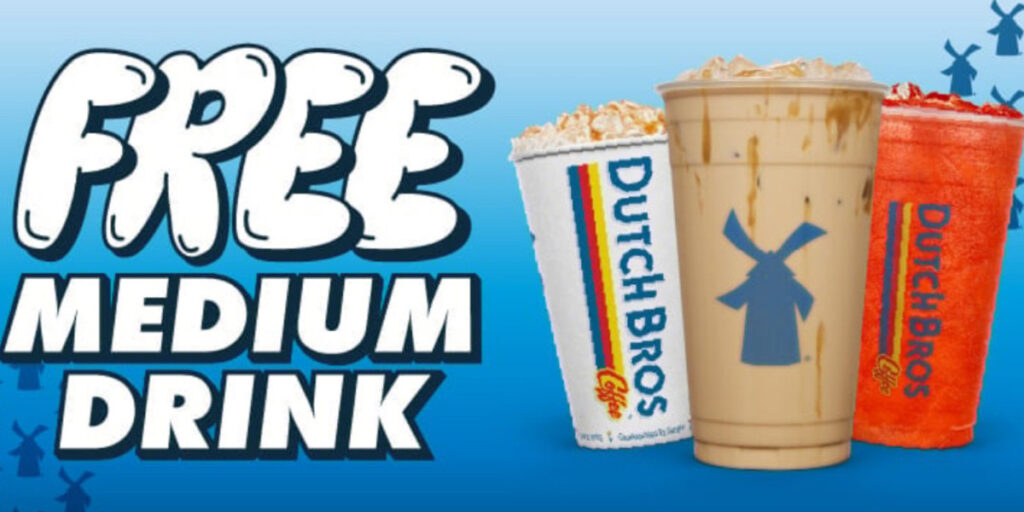 Free Medium Drink From Dutch Bros For A Limited Time