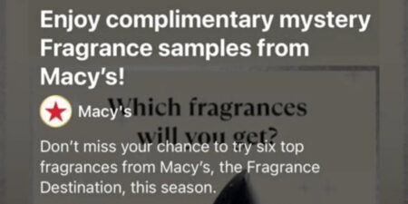 Free Mystery Fragrance Samples From Macy’s