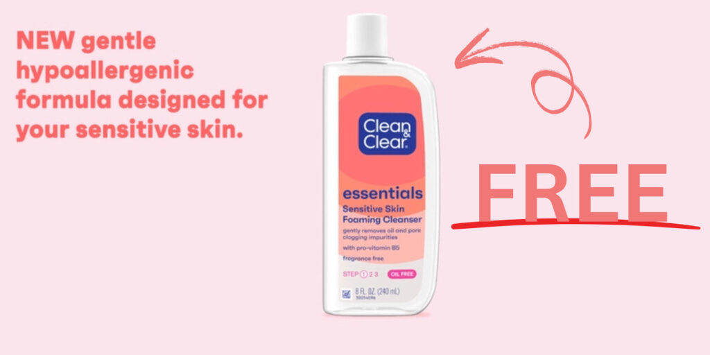 Free Clean &Amp; Clear Oil-Free Foaming Facial Cleanser At Walgreens