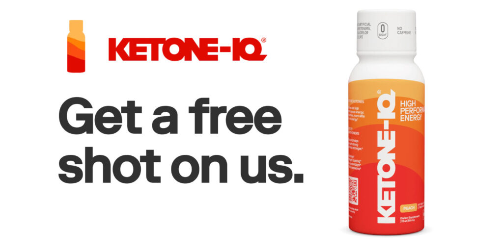 Free Ketone-Iq Classic Peach Shot With Aisle Rebate