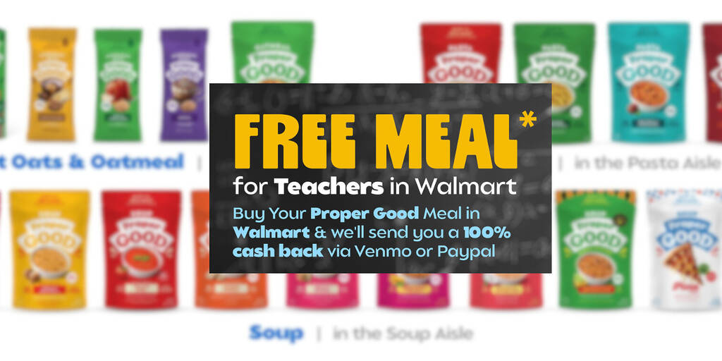 Free Proper Good Meal For Teachers