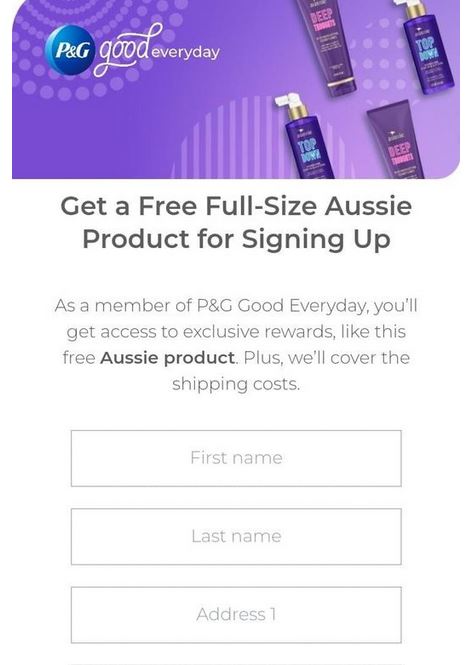 Get Free Products From P&Amp;G Good Everyday – Plus Free Shipping!