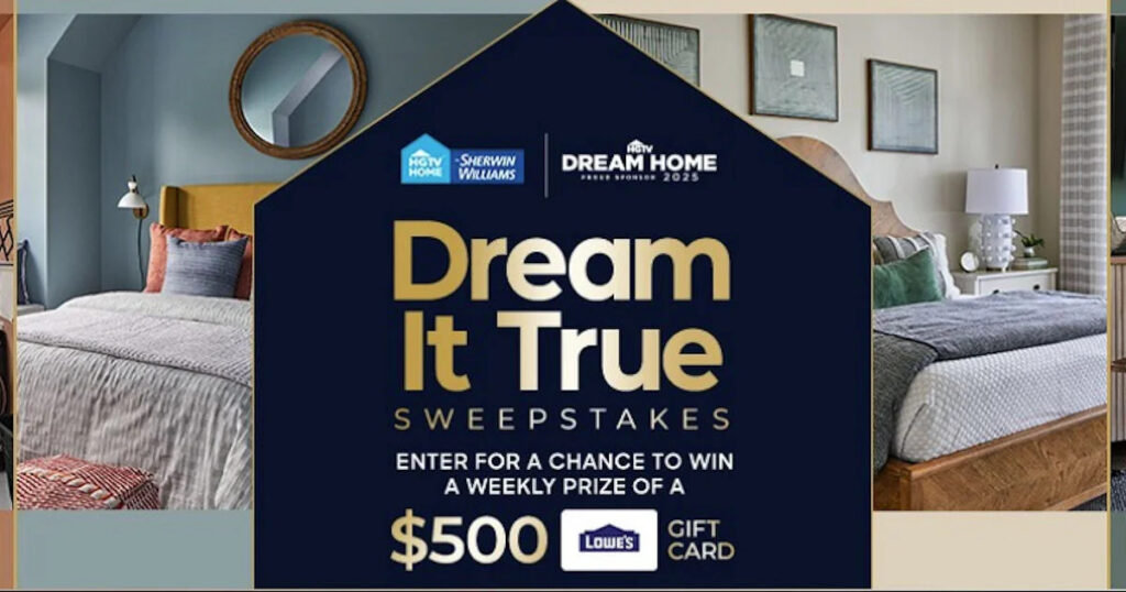 Win A $500 Lowe’s Gift Card From Hgtv!