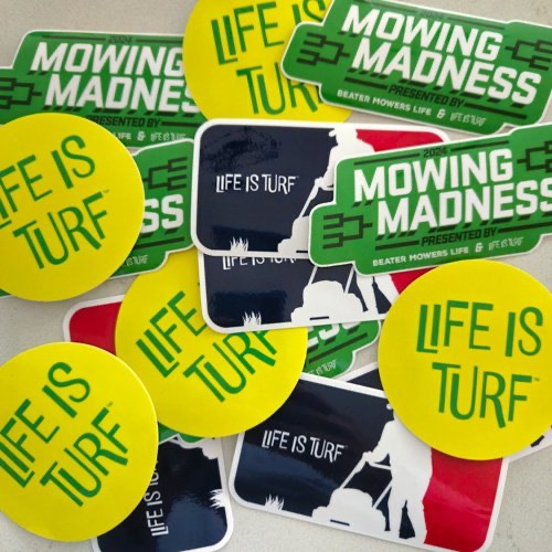 Free Life Is Turf Stickers