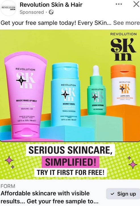 Get Free Samples Of Revolution Skin Skincare Products!