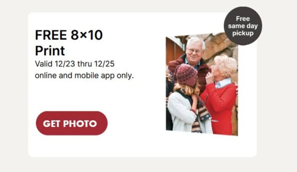 Walgreens Is Running An Incredible Deal Where You Can Snag A Free 8X10 Photo Print, Regularly Priced At $4.49! This Offer Includes Free Same Day Pickup, Making It An Easy And Convenient Way To Preserve Your Favorite Memories. Whether It’s A Family Photo, A Scenic Shot, Or Even A Fun Gift Idea, This Freebie Is A Must-Grab. Let Me Walk You Through The Process Step By Step.