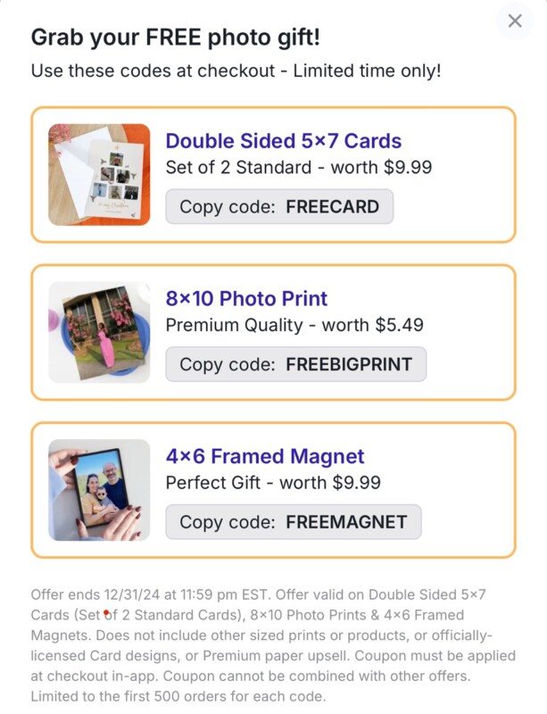 Get A Free 5X7 Card Set (Set Of 2) – Limited Time Offer!