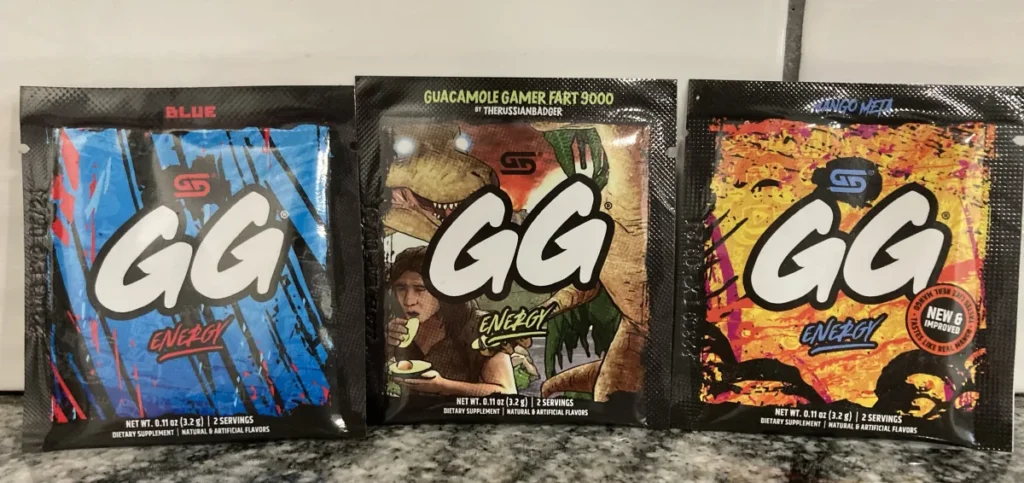 Free Gamer Supps Gg Energy Sample Pack With Free Shipping