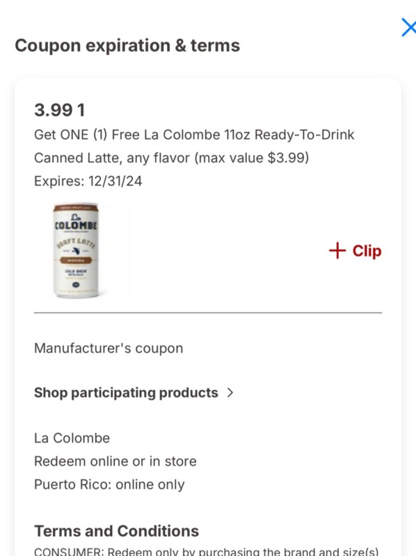 Free La Colombe Draft Latte At Walgreens With This Coupon