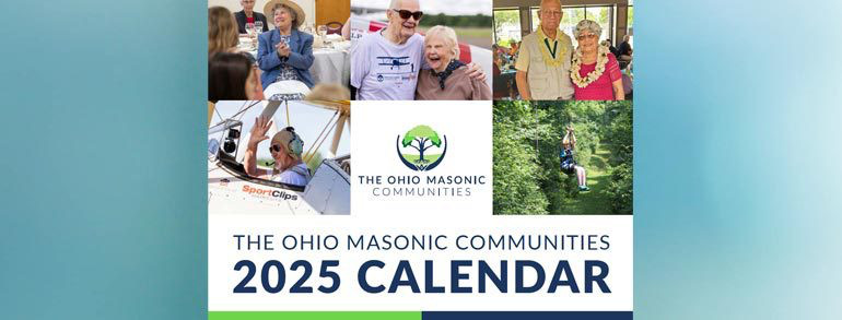 Get A Free 2025 Ohio Masonic Communities Wall Calendar