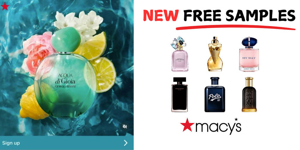 Free Acqua Di Gioia Sample Box From Macy’s