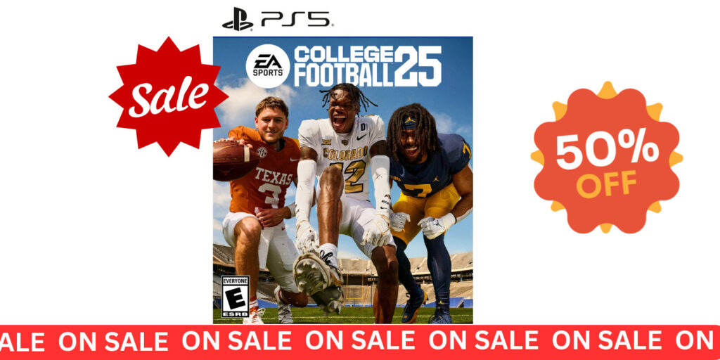 Ea Sports College Football 25 For Playstation 5 – Now Only $34.97! (Reg. $69.00)