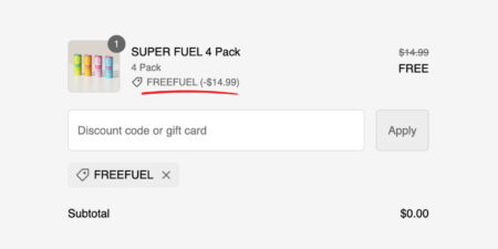 Nearly Free Super Fuel Energy Drinks 4-Pack – Just Pay Shipping!