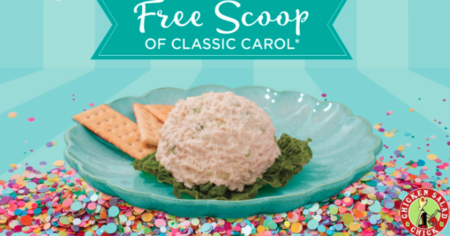 If You’re A Fan Of Chicken Salad Chick, Here’s An Exciting Freebie Just For You! On January 23Rd, 2025, Stop By Any Participating Location To Grab A Free Scoop Of Classic Carol Chicken Salad—No Purchase Required!