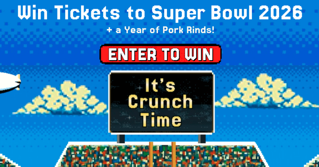 Are You Ready For An Epic Opportunity? The It’s Crunch Time 2025 Sweepstakes Gives You The Chance To Win The Ultimate Football Fan Experience—A Trip For Two To The 2026 Super Bowl In Santa Clara, Ca, Or Take Home A Cool $10,000 Cash Prize. 🏈✨