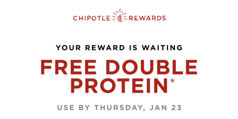 If You’re A Chipotle Rewards Member, Check Your Email For Exclusive Rewards Like Free Queso, Chips, Or Double Meat! Chipotle Is Sending Out Surprise Perks To Many Members. Not A Member Yet? Sign Up Now To Enjoy Free Guac And Unlock Future Rewards Like These!