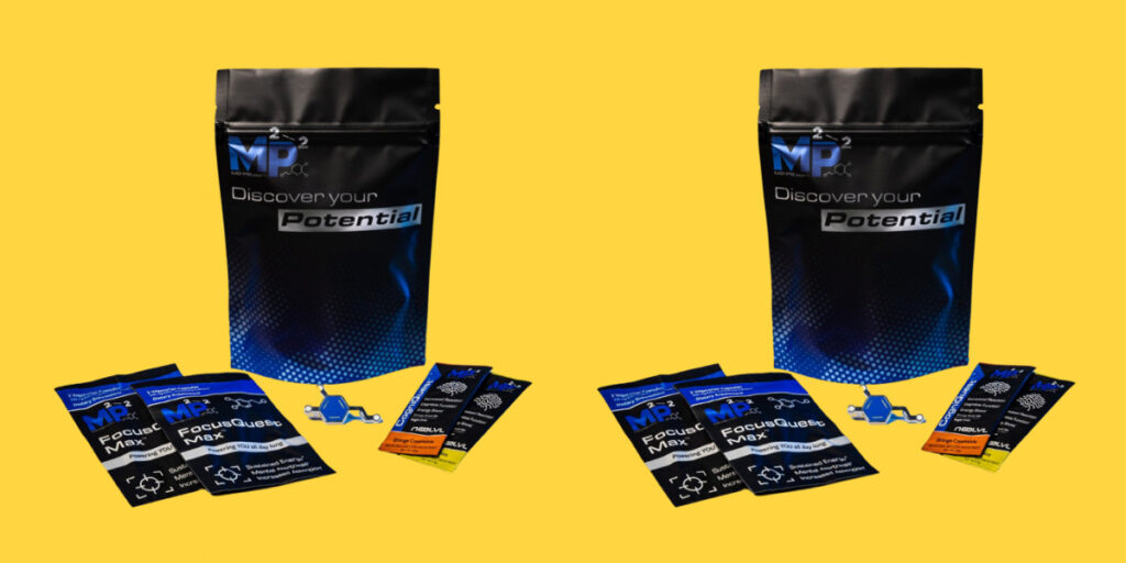 Experience The Benefits Of M2-P2’S High-Performance Supplements For Free! This Trial Pack Includes Servings Of Focusquest Max And Cogniquest Flavors, Plus An Exclusive Dopamine Enamel Pin. Just Follow The Steps Below And Use The Promo Code To Make It Completely Free!